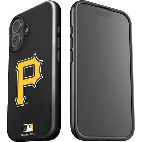 MLB Pittsburgh Pirates - Solid Distressed iPhone 16 Plus Impact Case